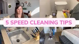 Get Ready to Clean in Record Time - Speed Cleaning Tips You Can't Miss!