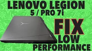 How To FIX Lenovo Legion 5 / Pro 7i Stuttering issue | Fix Lag, Low FPS, Slow & Stutters