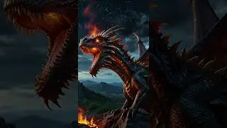 fire breathing dragon #ai #generation #image