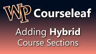 Adding Hybrid Sections