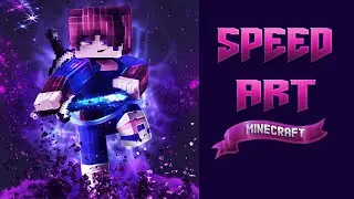 SPEED ART MINECRAFT| PHOTOSHOP|| Обработка аватарки ~ 3 ➽ Jupitoo