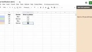 Google Apps Script: To show values from a Google Sheet in a sidebar