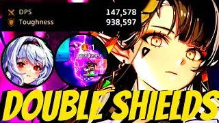 DISGUSTING DOUBLE SHIELDS TACTIC?! CROSSELLE FEAT. PRISCILLA - GUARDIAN TALES