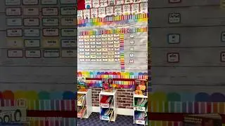 Spanish sight word wall - language classroom setup IG @multilingualatheart #bilingualresources