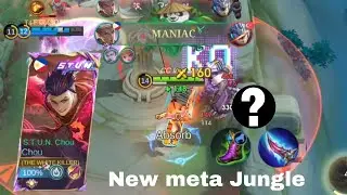 Chou new meta Jungle (Wtf Dmg!!!!) Must try it Mythic Rank gameplay