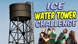 ICE WATER TOWER CHALLENGE (Ice Bucket Challenge)