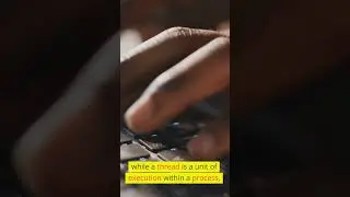 What is the difference between a process and a thread?