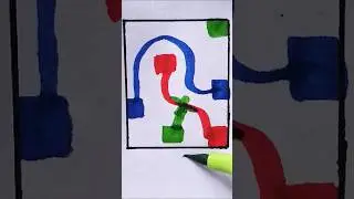 Draw the checkered path game 🙀#viralvideo #artwork #shortvideo