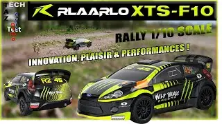 RLAARLO XTS F10 - 1/10 FORD FIESTA Rally Spéciale Anniversaire - Tests et découverte en LIVE !