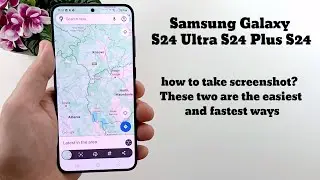 Samsung Galaxy S24 Ultra S24 Plus S24 How to take  a screenshot
