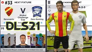 Dream League Soccer 2021⚽ Android Gameplay Walkthrough | Global Challenge Cup #33
