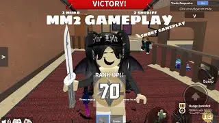 MM2 SHORT GAMEPLAY! (sheriff and murder gameplay) || iirainydays