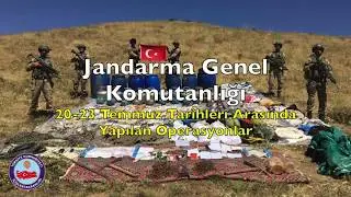 20-23 Temmuz 2017 Tarihleri Arasında Yapılan Operasyonlar
