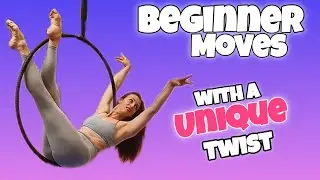 Beginner Choreography with a TWIST (aerial hoop tutorial/ lyra tutorial)