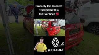 Super clean Renault Clio 182 track car spotted at Castle Combe Circuit