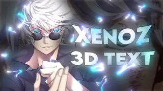 3D TEXT like XENOZ (Alight Motion)