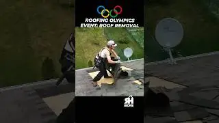 Hardest job in construction? 💪 #roofershelper #roof #roofer #roofing #olympics