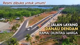 Resmi Dibuka! Jalan Layang Danau Dendam Kota Bengkulu, Ramai Dilintasi Warga