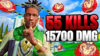Seer 55 Kills and 15,700 Damage Gameplay Wins - Apex Legends (No Commentary)
