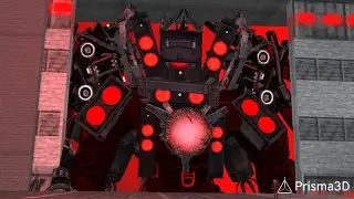 Skibidi toilet District ep 24 part  2 prisma 3D animation 