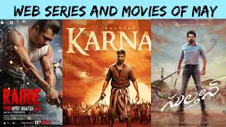 Upcoming Web Series And Movies Of May 2021|Radhe, Zee5, Alt Balaji, Netflix, Amazon Prime, MX Player