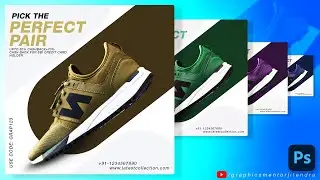 Banner Design in Photoshop | Banner Kaise Banaye  | Graphics Designing Tutorial