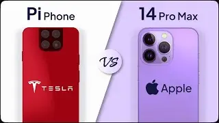 Tesla Pi Phone vs iPhone 14 Pro Max Comparison (Rumor & Leak) | Mobile Nerd