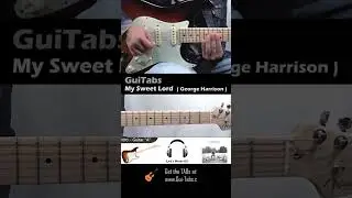 How to play My Sweet Lord ⛅️ (Short Versión) - George Harrison / Guitar Lesson / GuiTabs
