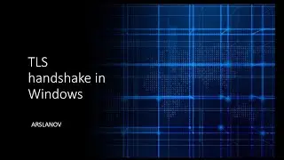 1. TLS Handshake in Windows.