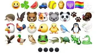 facebook emoji animals