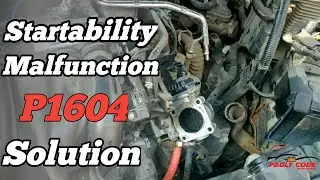 Startability Malfunction P1604 Toyota cars| symptoms and solutions in Urdu & Hindi