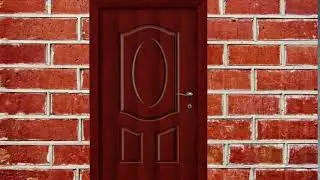 Herobrine hides behind a door || Mystery Door 5