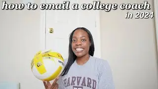 How to email a college coach in 2024