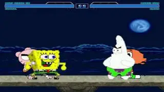 Mugen battle Spongebob and Gumball vs Patrick and Darwin