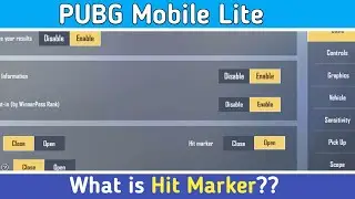 Hit Marker PUBG Mobile Lite | PUBG Lite tips and trick | PUBG Lite