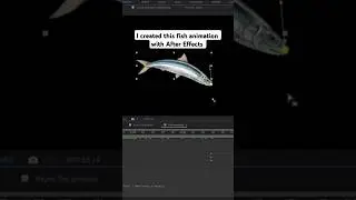 I Created this swimming fish animation with After Effects 