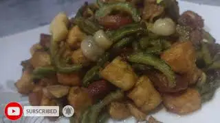 Adobong pork with ampalaya