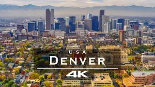 Denver, Colorado - USA 🇺🇸 - by drone [4K]