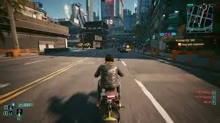 Cyberpunk 2077® Geforce Now Bike Chase