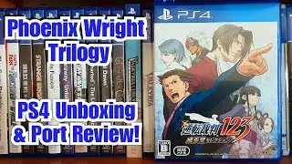 Phoenix Wright: Ace Attorney Trilogy | PS4 Physical Copy Unboxing & Port Review!