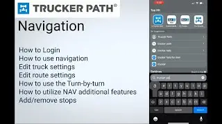 Trucker Path Navigation - How To Guide