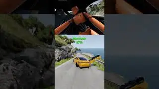 Can This Person Survive All These Crashes In Beamng?