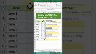 How to Calculate Mean, Median and Mode in Excel - AWESOME Guide