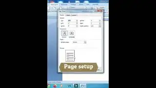 MS Word: How to Set Default Page Setup Margin, Font Size & Style Word 2007 2016