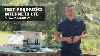 Prezentacja Zestaw z anteną zewnętrzną LTE (DWP-812KT) + TEST PRĘDKOŚCI INTERNETU!