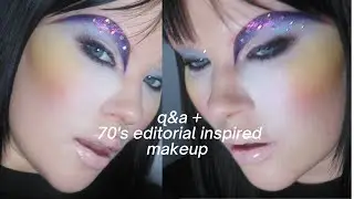 vintage editorial makeup + AMA