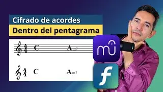 Cifrado de acordes en la partitura de MuseScore y Finale