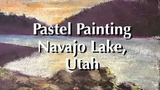 Pastel Painting of Navajo Lake, Utah
