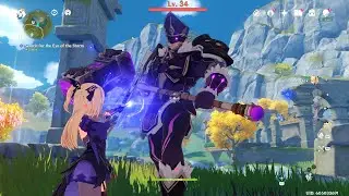 Fatui Skirmishers Boss Fight (Low Level Challenge) - Genshin Impact 原神