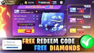 Free fire redeem code today in tamil 🔥 || Free fire diamond 💎 app tamil || Unlimited diamonds trick✅